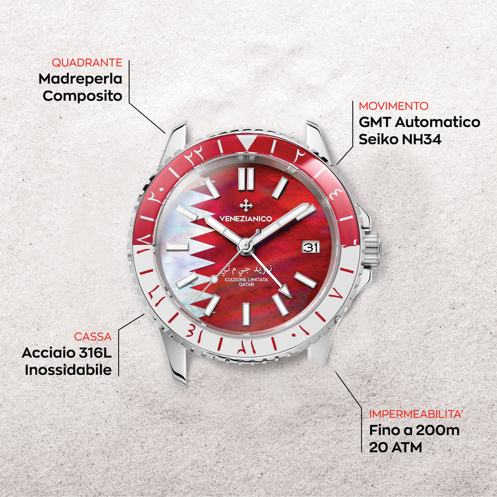 Venezianico Nereide GMT - Edizione Limitata Qatar