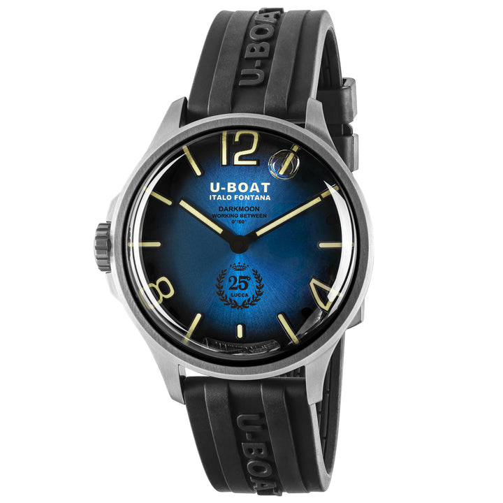 U-BOAT orologio Darkmoon 25° Limited Edition SS Blue Soleil 46mm blu quarzo acciaio 2029