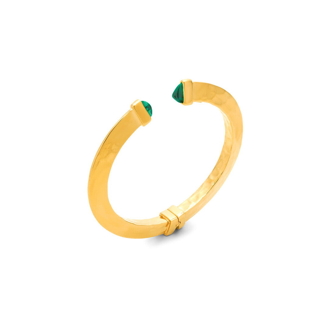 Giovanni Raspini Bangle Green Blade Piccolo 12303