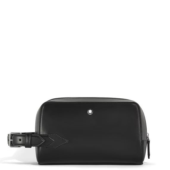 Montblanc trousse da toilette pelle Meisterstück nero 220408