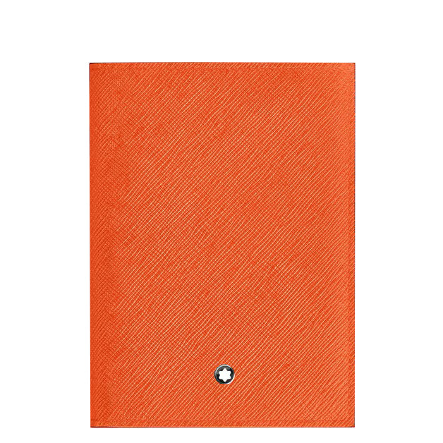 Montblanc porta passaporto pelle Sartorial mandarino 221356