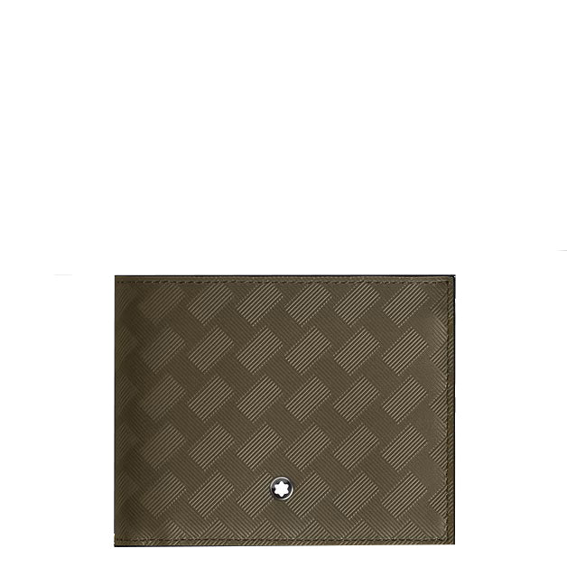 Montblanc portafoglio 6 tasche pelle Extreme kaki 221434