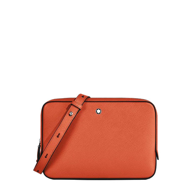 Montblanc borsa a tracolla piccola pelle Sartorial mandarino 221576
