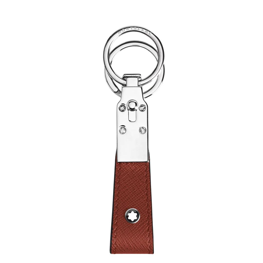 Montblanc portachiavi pelle Sartorial quercia rossa 223071
