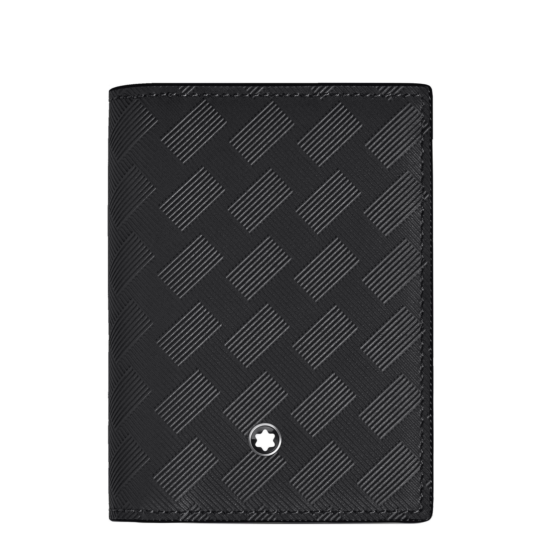 Montblanc card holder 4 pockets Extreme leather black/bauxite 223167