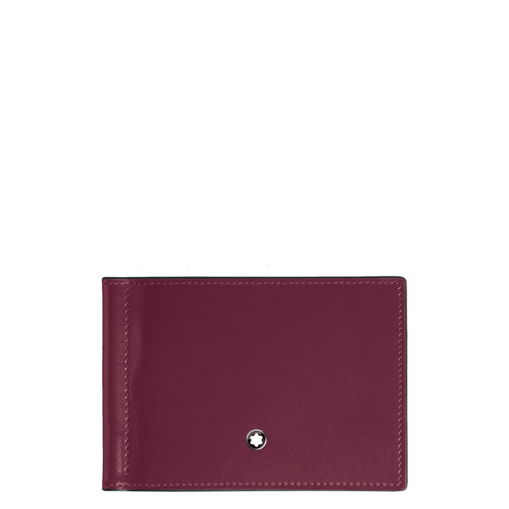 Montblanc portafoglio 6 scomparti con fermasoldi Meisterstück Cassis 199301