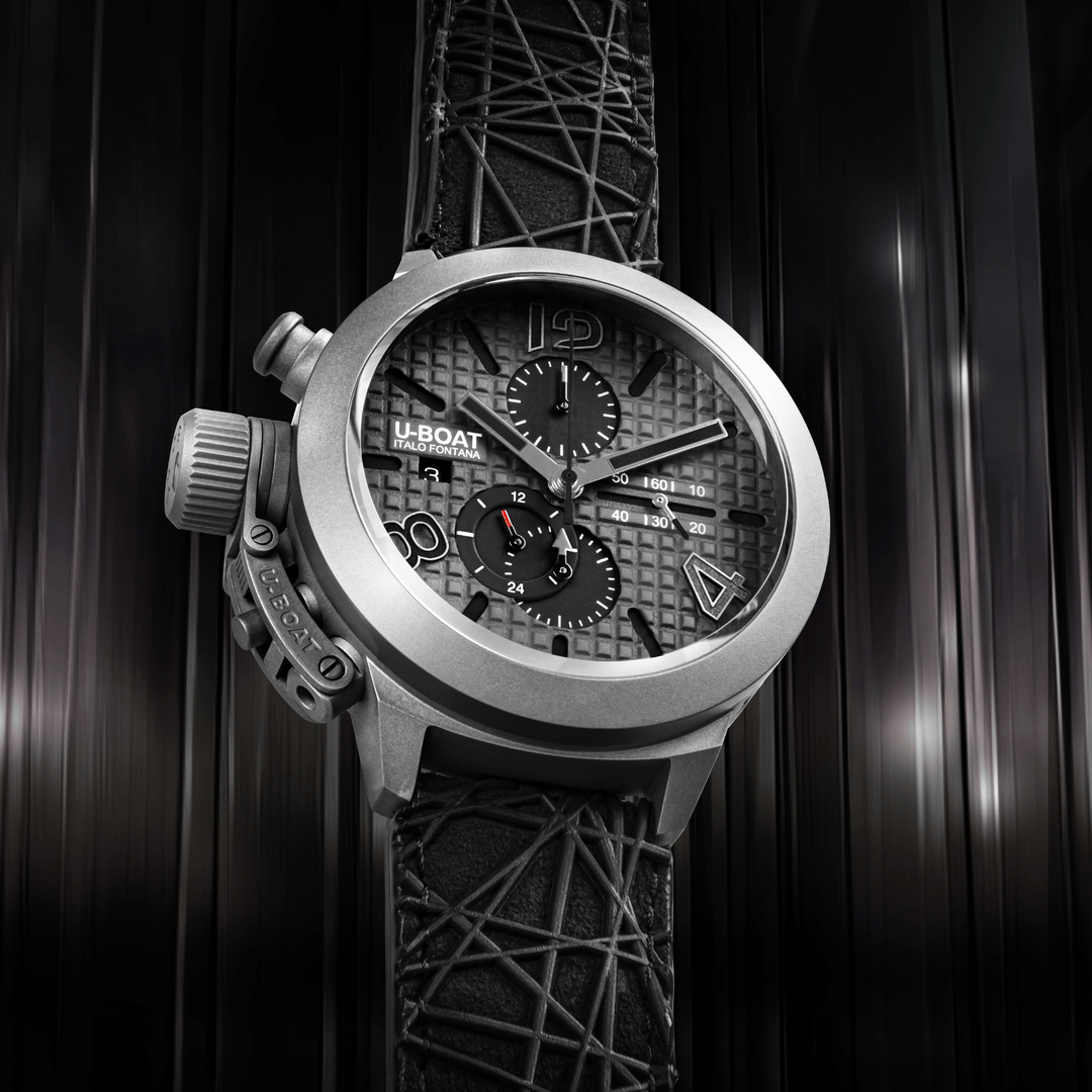 U-BOAT orologio Classico 45 Titanium Tungsten Gray 45mm grigio automatico titanio 3002
