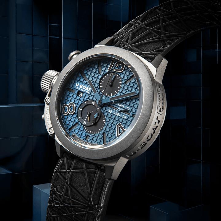 U-BOAT orologio Classico 45 Titanium Tungsten Blue 45mm blu automatico titanio 3003