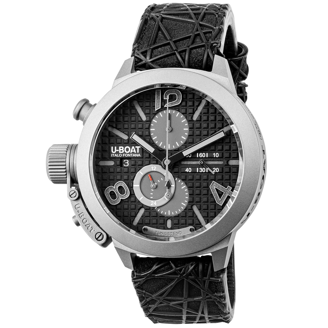 U-BOAT orologio Classico 45 Titanium Tungsten Black 45mm nero automatico titanio 3004