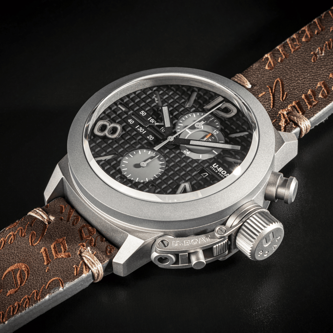 U-BOAT orologio Classico 45 Titanium Tungsten Black Right 45mm nero automatico titanio 3005