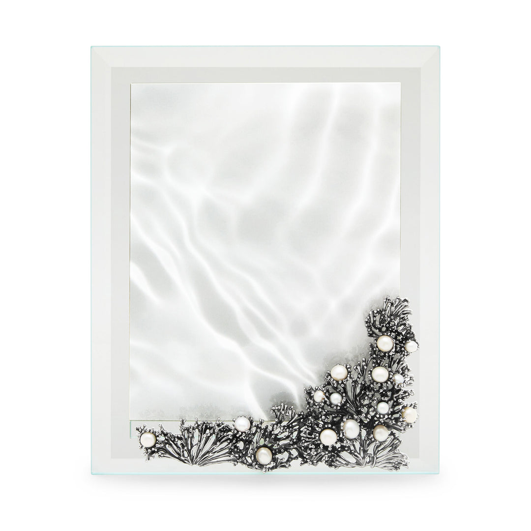 Giovanni Raspini Anemone Light Frame – Rahmen aus Silber und geschliffenem Glas – 02389