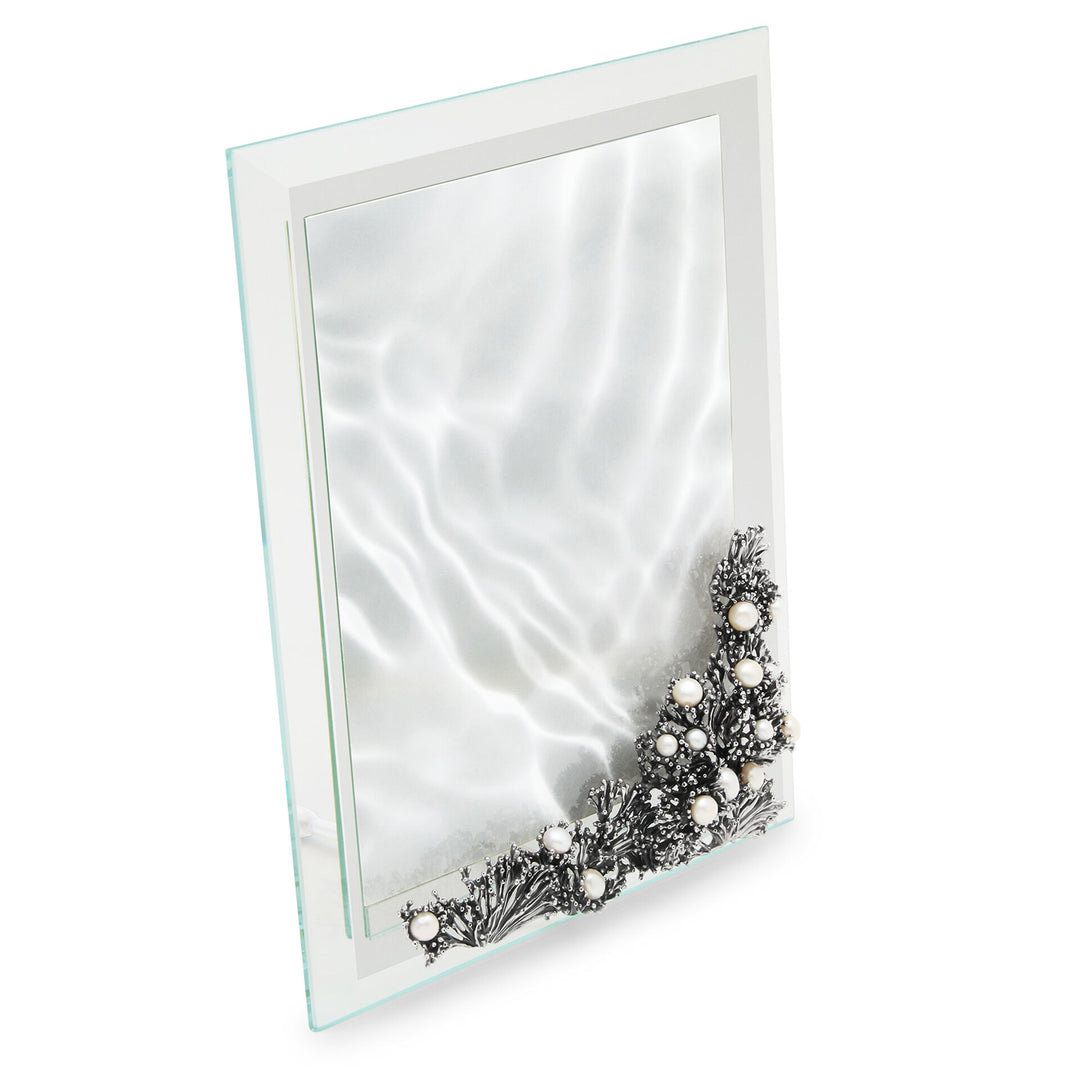 Giovanni Raspini Anemone Light Frame – Rahmen aus Silber und geschliffenem Glas – 02389