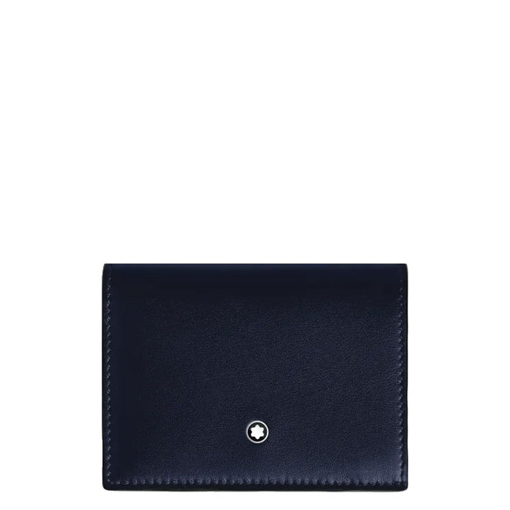 Montblanc portafoglio continental nano Soft blu notte 198752