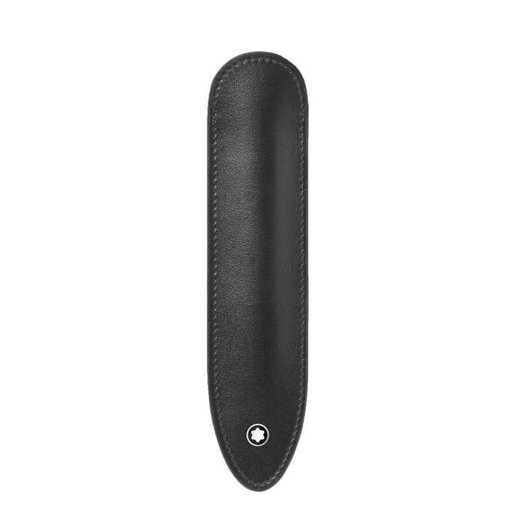 Montblanc astuccio per 1 strumento da scrittura Meisterstück nero 198338