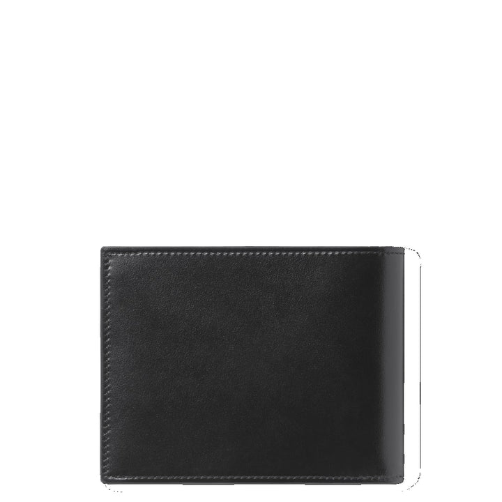 Montblanc portafoglio Meisterstuck 6 scomparti con 2 tasche a vista nero 198314