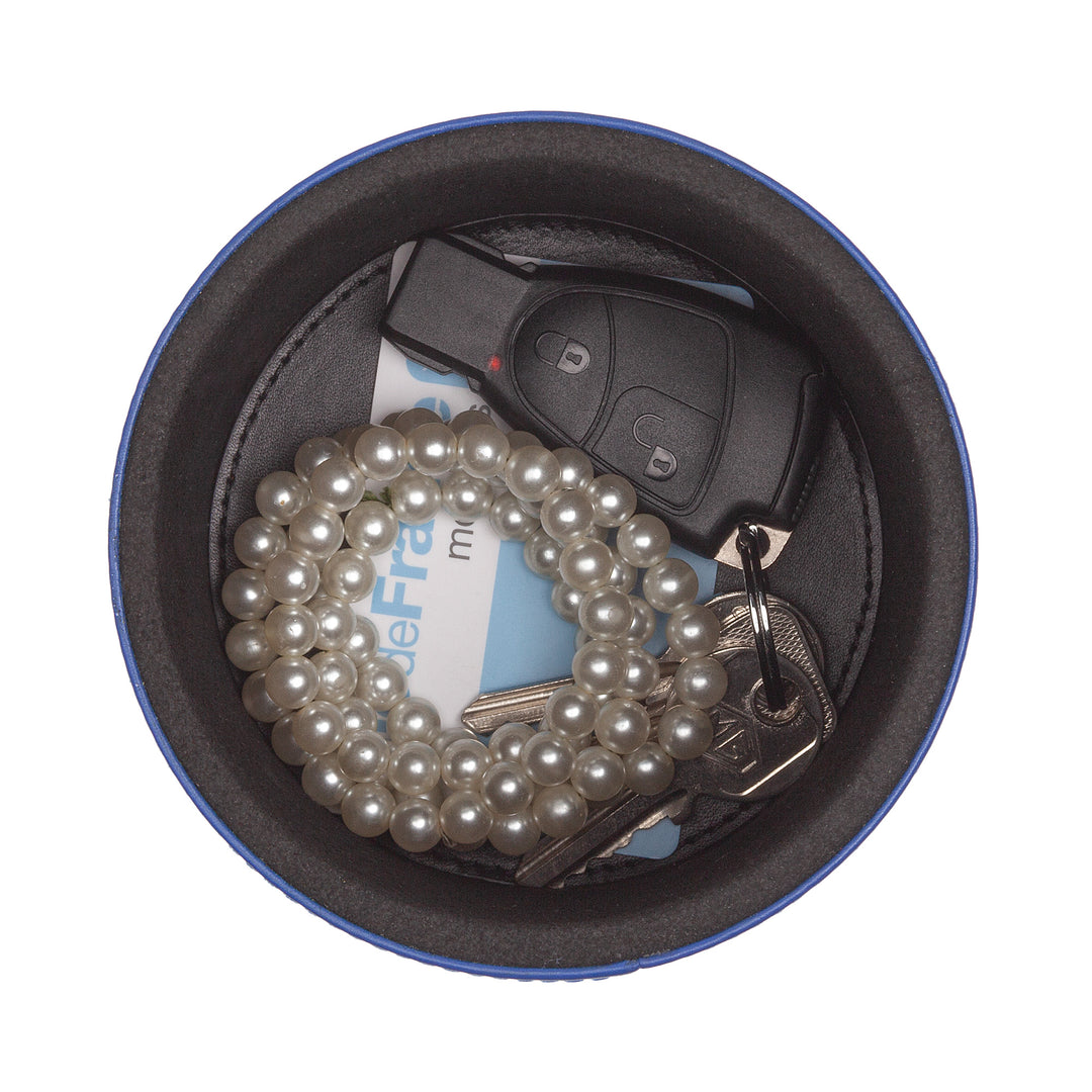 DUDU Barattolo con Coperchio di Design da Casa da Scrivania Ufficio 11x14cm, Portaoggetti Multicolore Svuotatasche Versatile