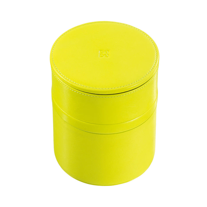 DUDU Barattolo con Coperchio di Design da Casa da Scrivania Ufficio 11x14cm, Portaoggetti Multicolore Svuotatasche Versatile