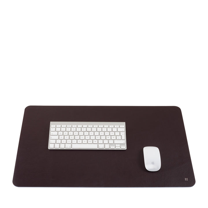 DUDU Sottomano Scrivania Ufficio in Pelle Bicolore CM 61x40, Double-Face Arrotolabile, Antiscivolo Morbido Senza Cuciture