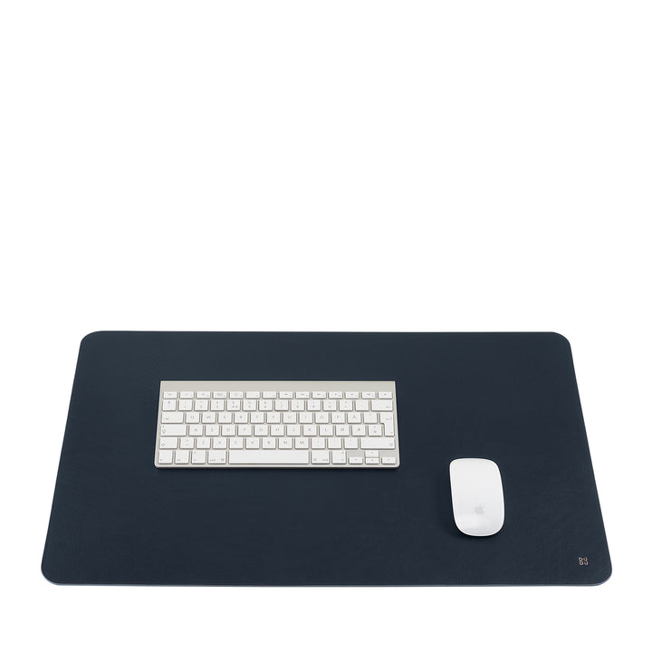 DUDU Sottomano Scrivania Ufficio in Pelle Bicolore CM 61x40, Double-Face Arrotolabile, Antiscivolo Morbido Senza Cuciture