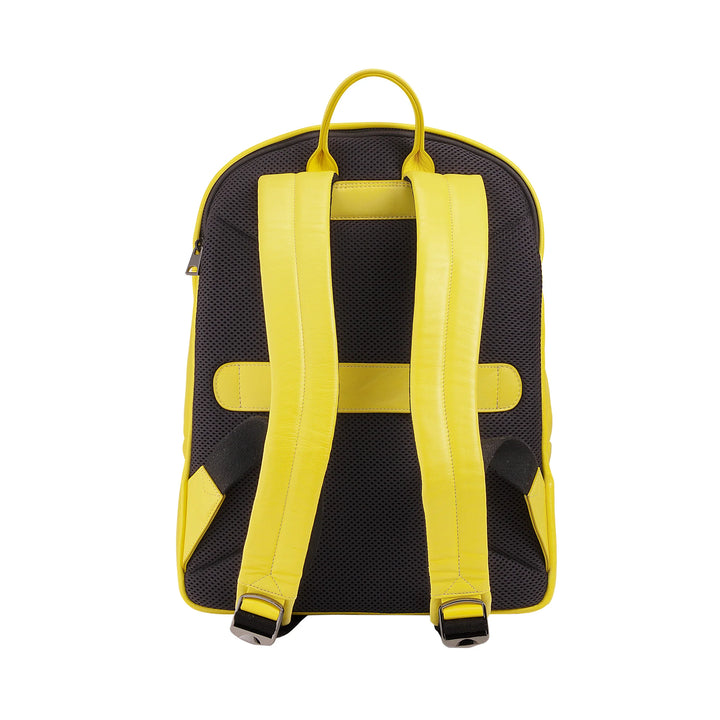 DUDU Zaino in Pelle Uomo Donna Porta PC 15L – Elegante Zaino da Viaggio e Lavoro con Tasca Imbottita per Laptop (fino 13"), Spallacci Regolabili e Design Compatto