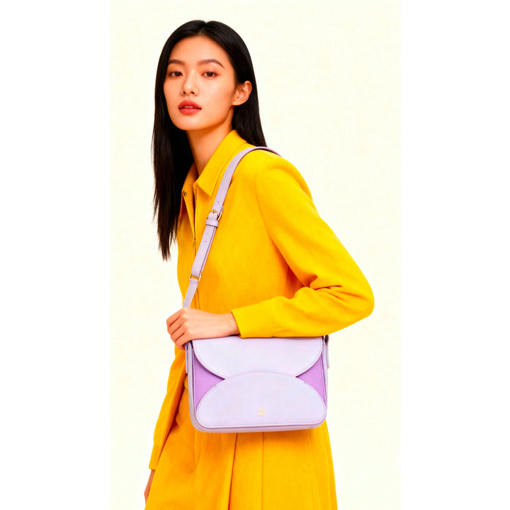 DUDU Borsa a Tracolla Donna in Pelle con Patta Modello Envelope – Borsetta Piccola Elegante e Versatile con Tracolla Regolabile, Borsa Perfetta per Ogni Occasione