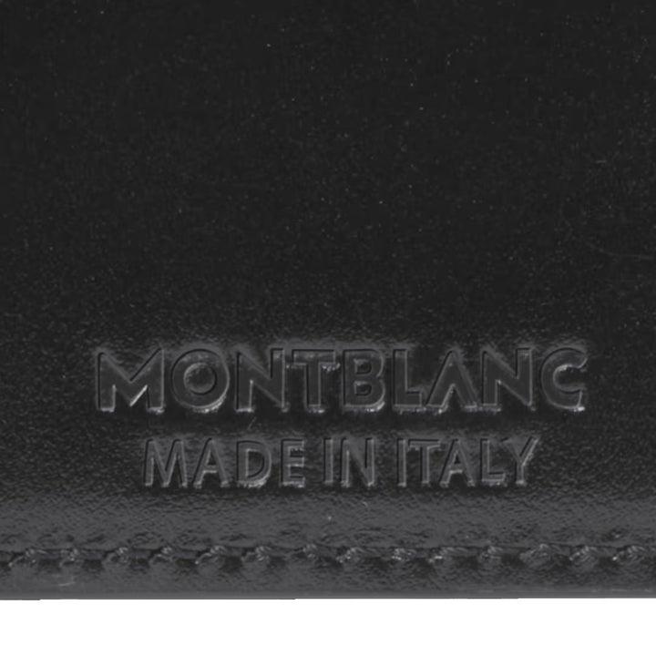 Montblanc portafoglio Meisterstuck 6 scomparti con 2 tasche a vista nero 198314