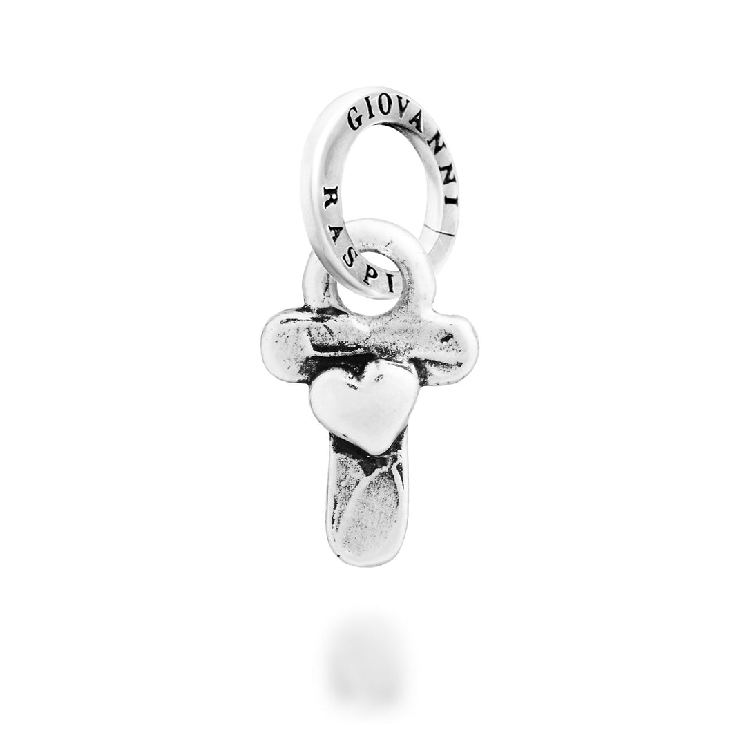 Giovanni Raspini Charm "T" Cuoricino - Charm in Argento - 12796