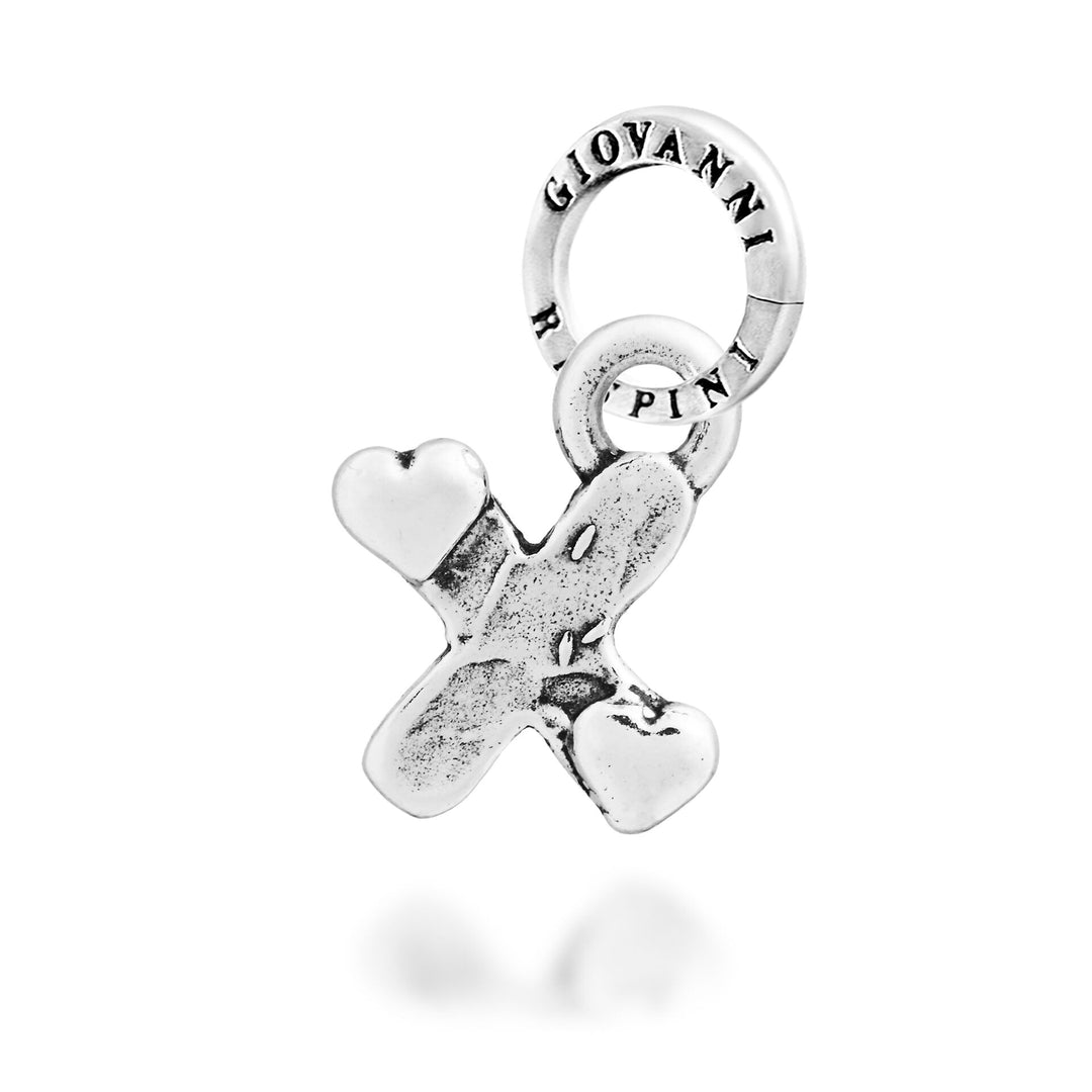 Giovanni Raspini Charm "X" Cuoricini - Charm in Argento - 12800