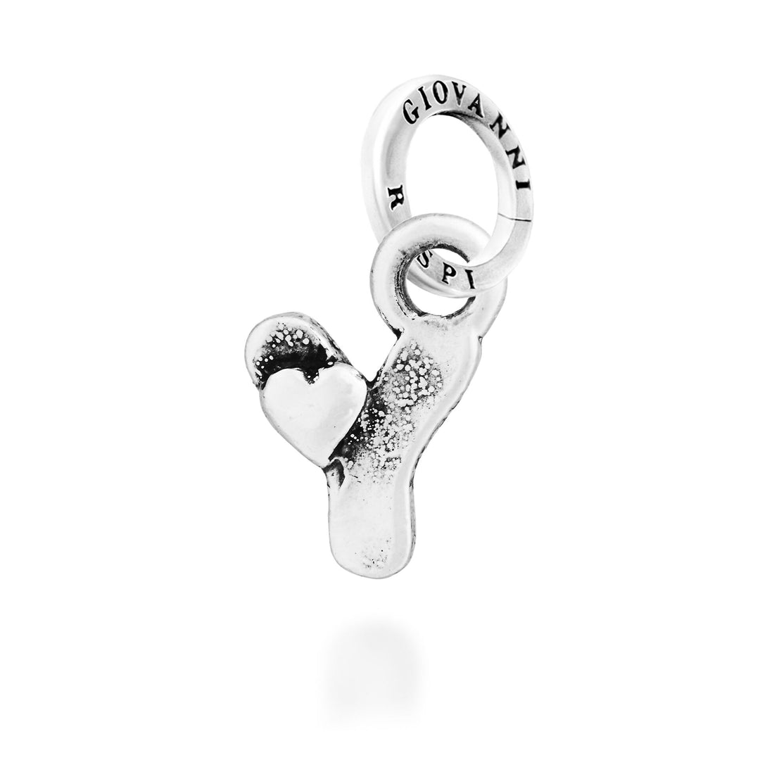 Giovanni Raspini „Y“ Little Heart Charm – Silber Charm – 12801