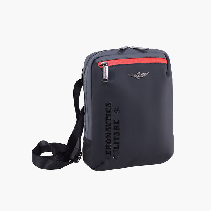 Aeronautica Militare Tracolla porta Tablet linea Helix AM482-NEGR