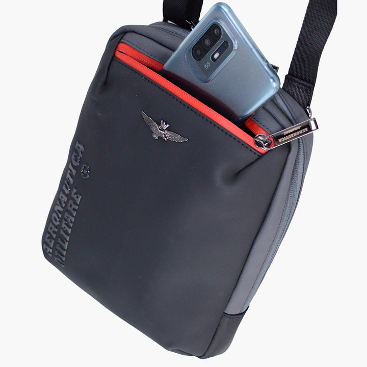 Aeronautica Militare Tracolla porta Tablet linea Helix AM482-BL