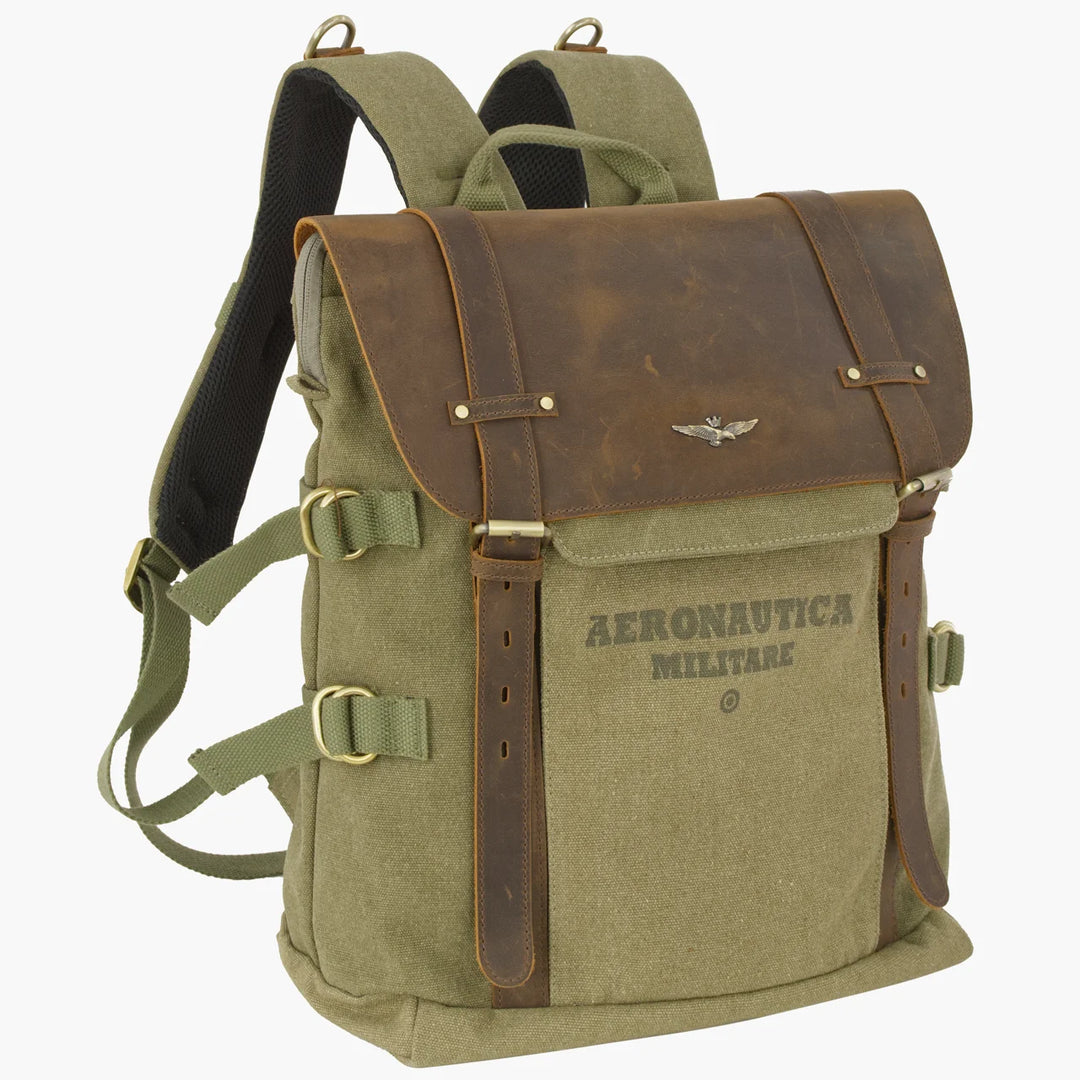 Aeronautica Militare Zaino porta PC linea Canvas AM613-VE