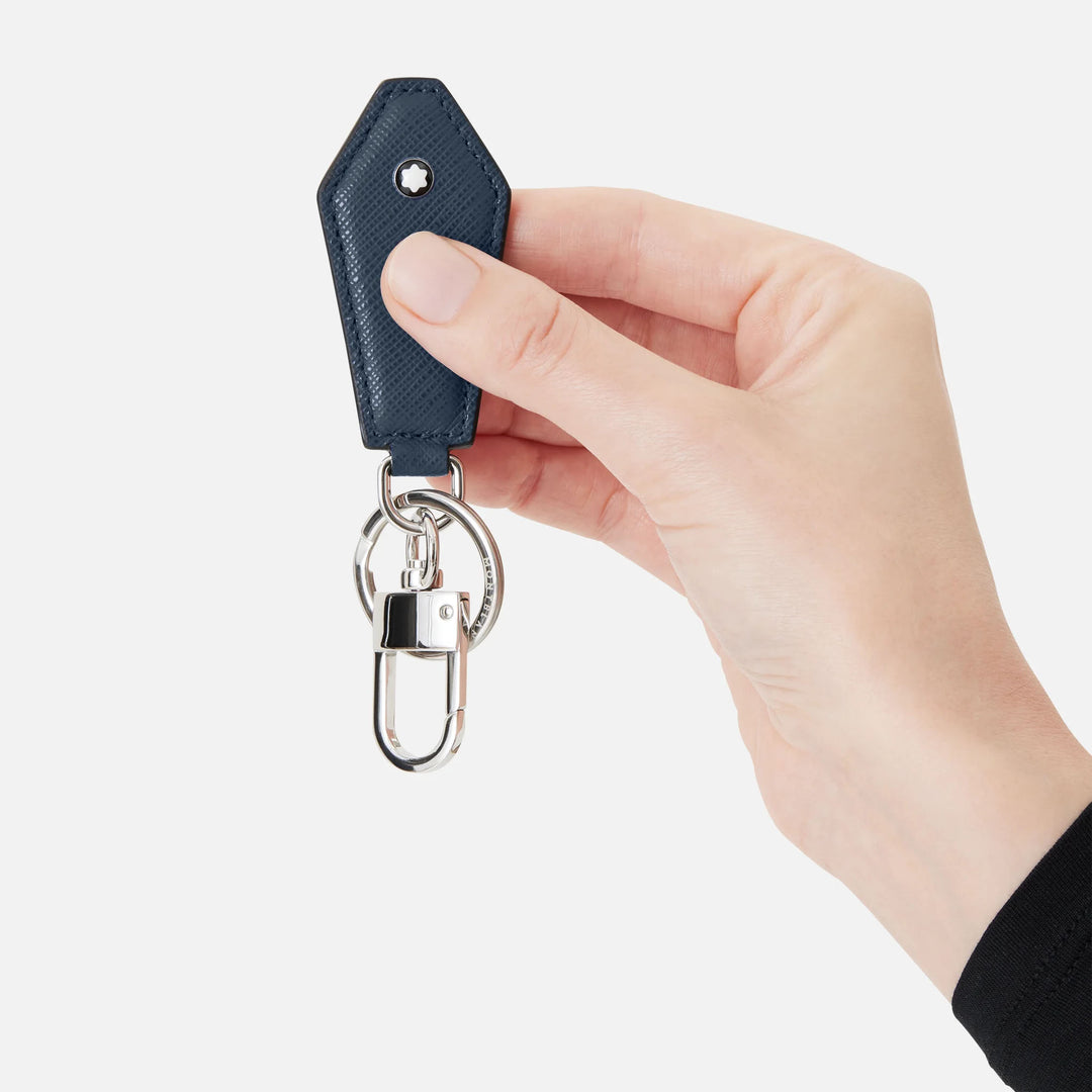 Montblanc portachiavi a forma di diamante Sartorial blu inchiostro 131739