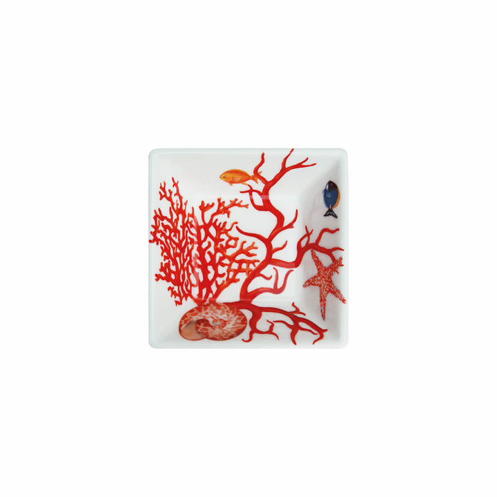 Taitù ciotolina quadrata Mare porcellana fine bone china 12-3-14