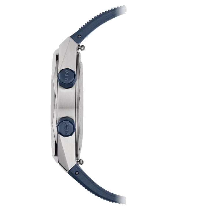 Mido orologio Multifort 8 Two Crowns 38,4x40mm blu automatico acciaio M047.507.17.041.00