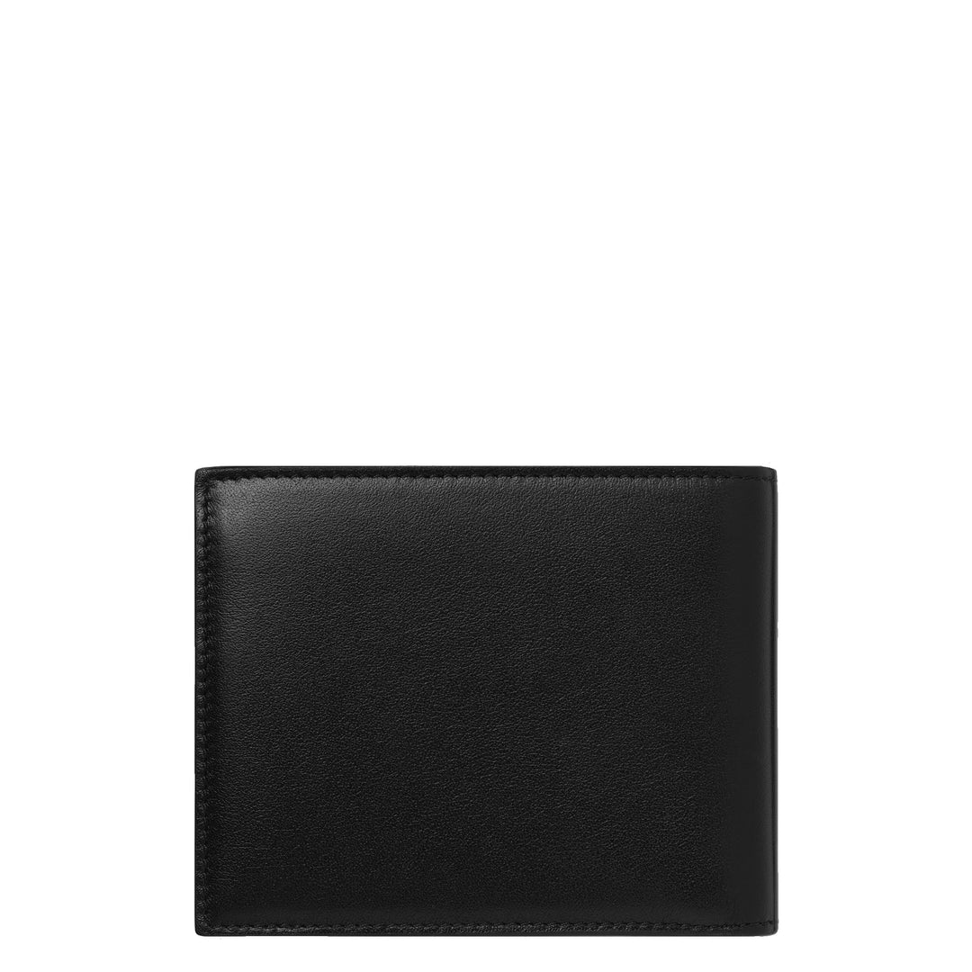Montblanc portafoglio 6cc con porta carte rimovibile 131250