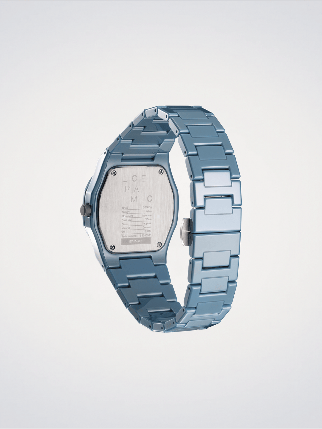 D1 Milano Pure Blue Ceramica 37 mm D1-CEBU05