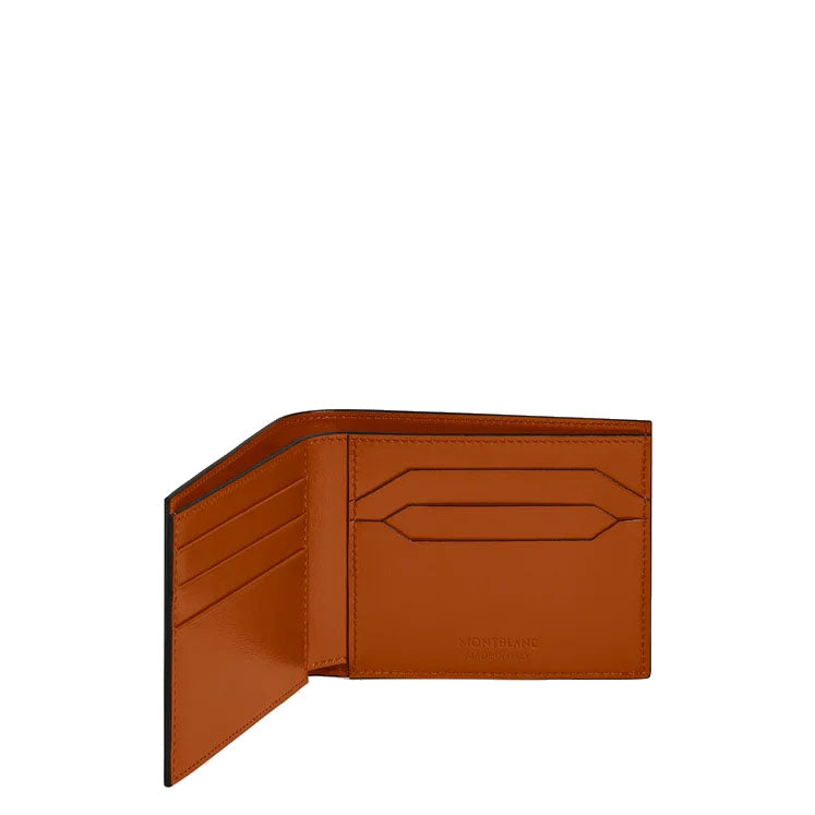 Montblanc portafoglio Meisterstück 6 scomparti ruggine 198806