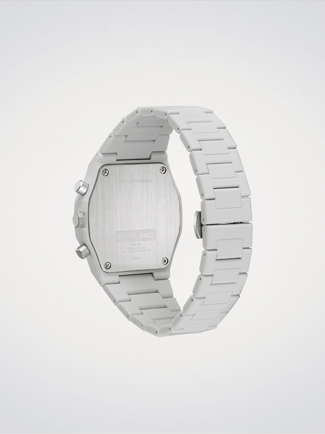 D1 Milano Fossil Grey Polychrono 40,5mm D1-PHBJ08