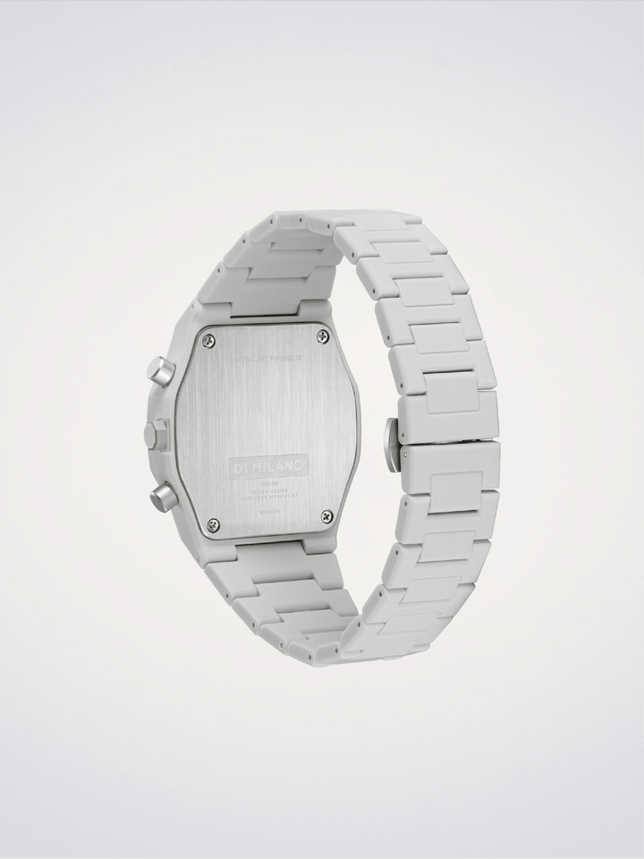 D1 Milano Fossil Grey Polychrono 40,5mm D1-PHBJ08