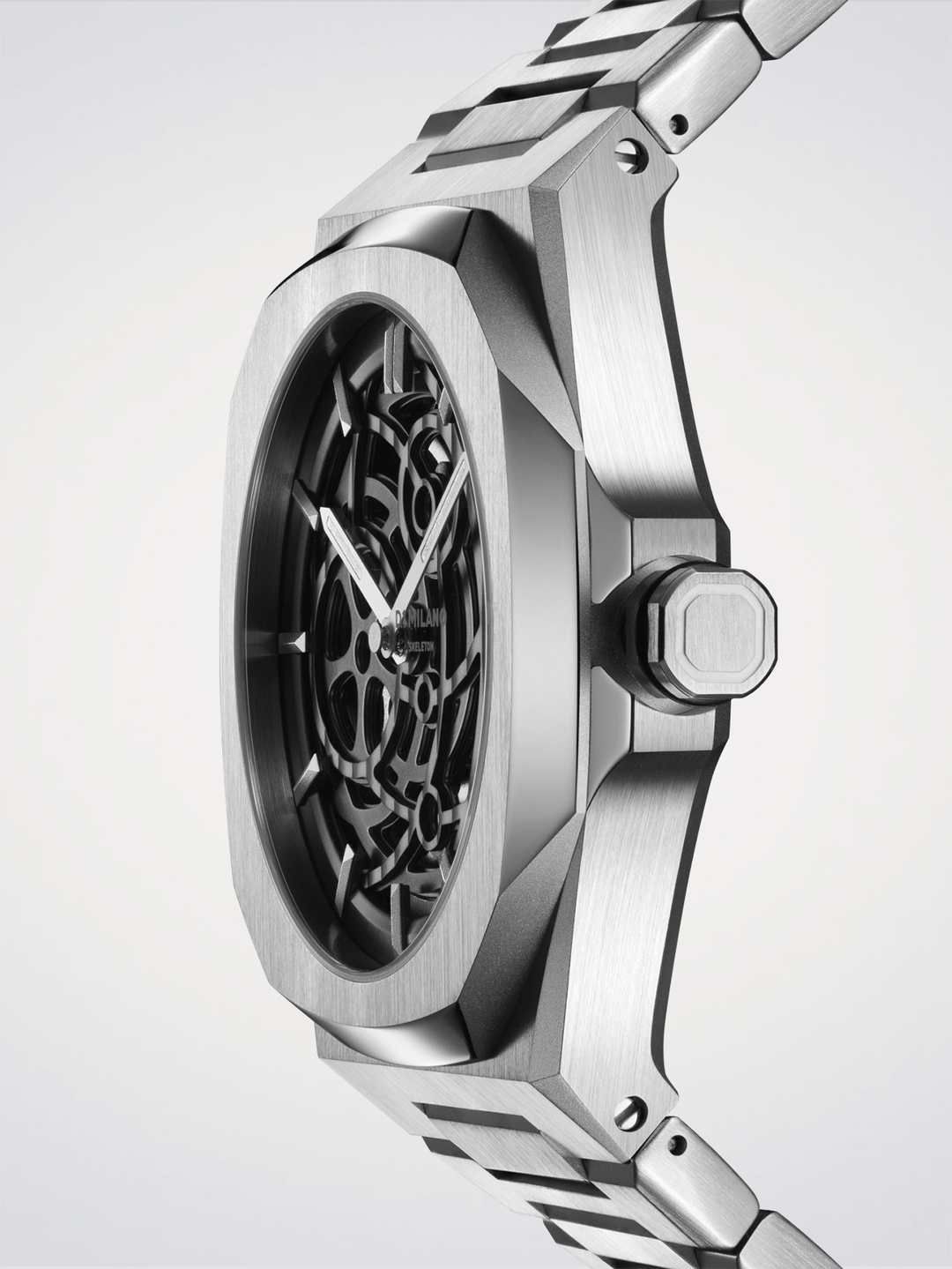 D1 Milano Silver Skeleton 41,5 mm D1-SKBJ10