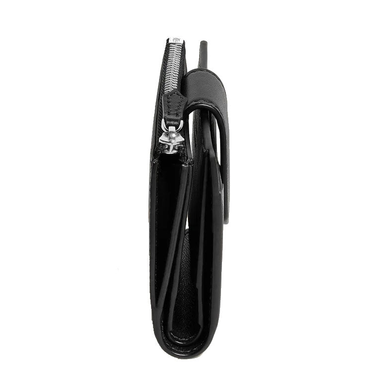 Montblanc portafoglio soft mini 6 scomparti nero 198749