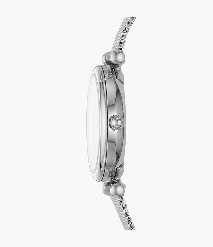 Fossil orologio Carlie Mini Mini 28mm madreperla quarzo acciaio ES4432