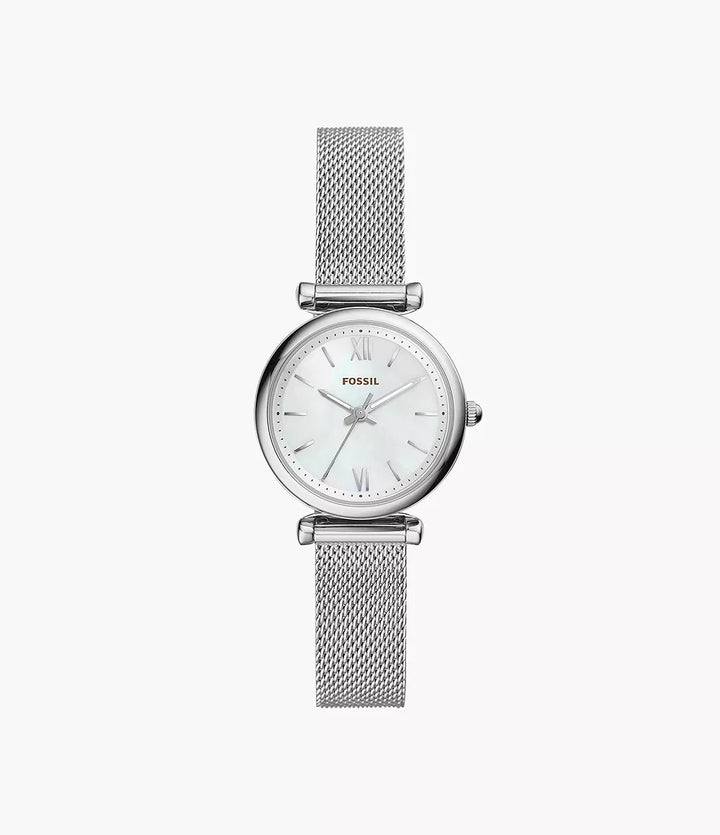 Fossil orologio Carlie Mini Mini 28mm madreperla quarzo acciaio ES4432