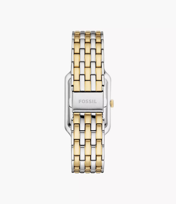 Fossil orologio Raquel 26mm madreperla quarzo acciaio finiture PVD oro giallo ES5305