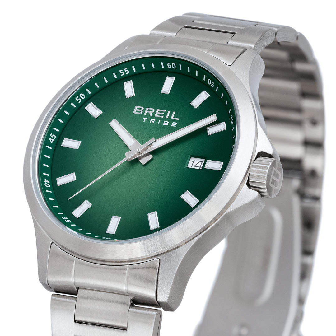 Breil orologio Kai 41mm verde quarzo acciaio EW0781