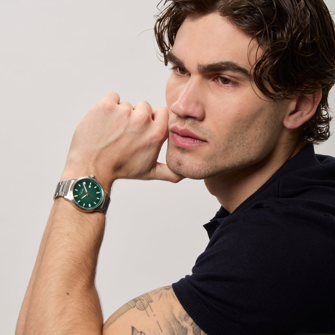 Breil orologio Kai 41mm verde quarzo acciaio EW0781