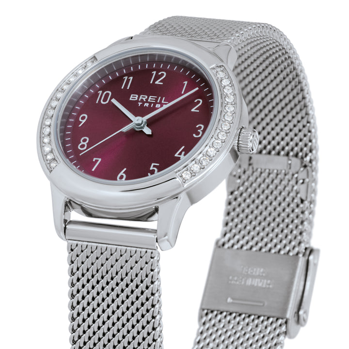 Breil orologio Eye To Eye 30mm bordeaux quarzo acciaio EW0804