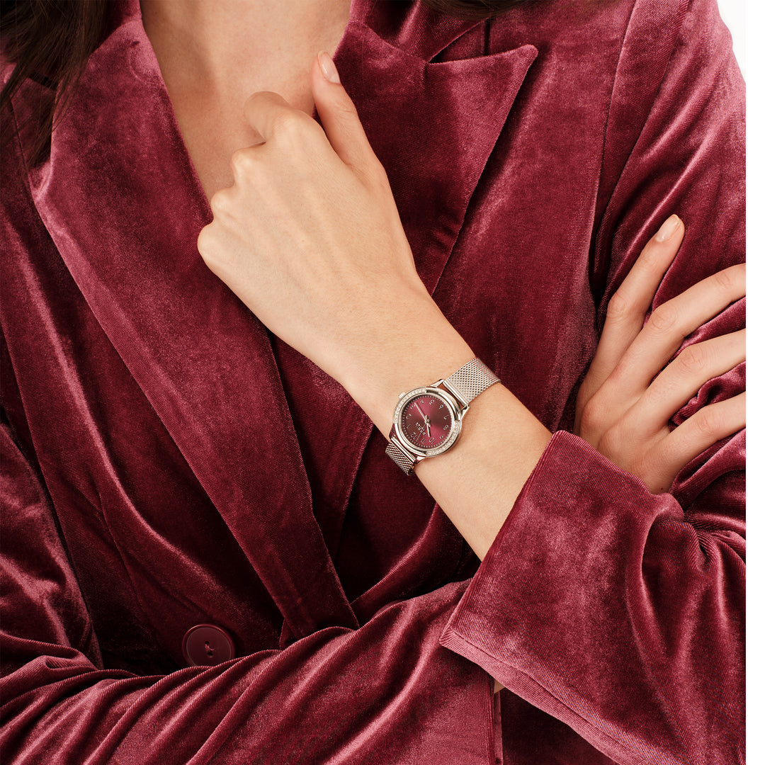 Breil orologio Eye To Eye 30mm bordeaux quarzo acciaio EW0804