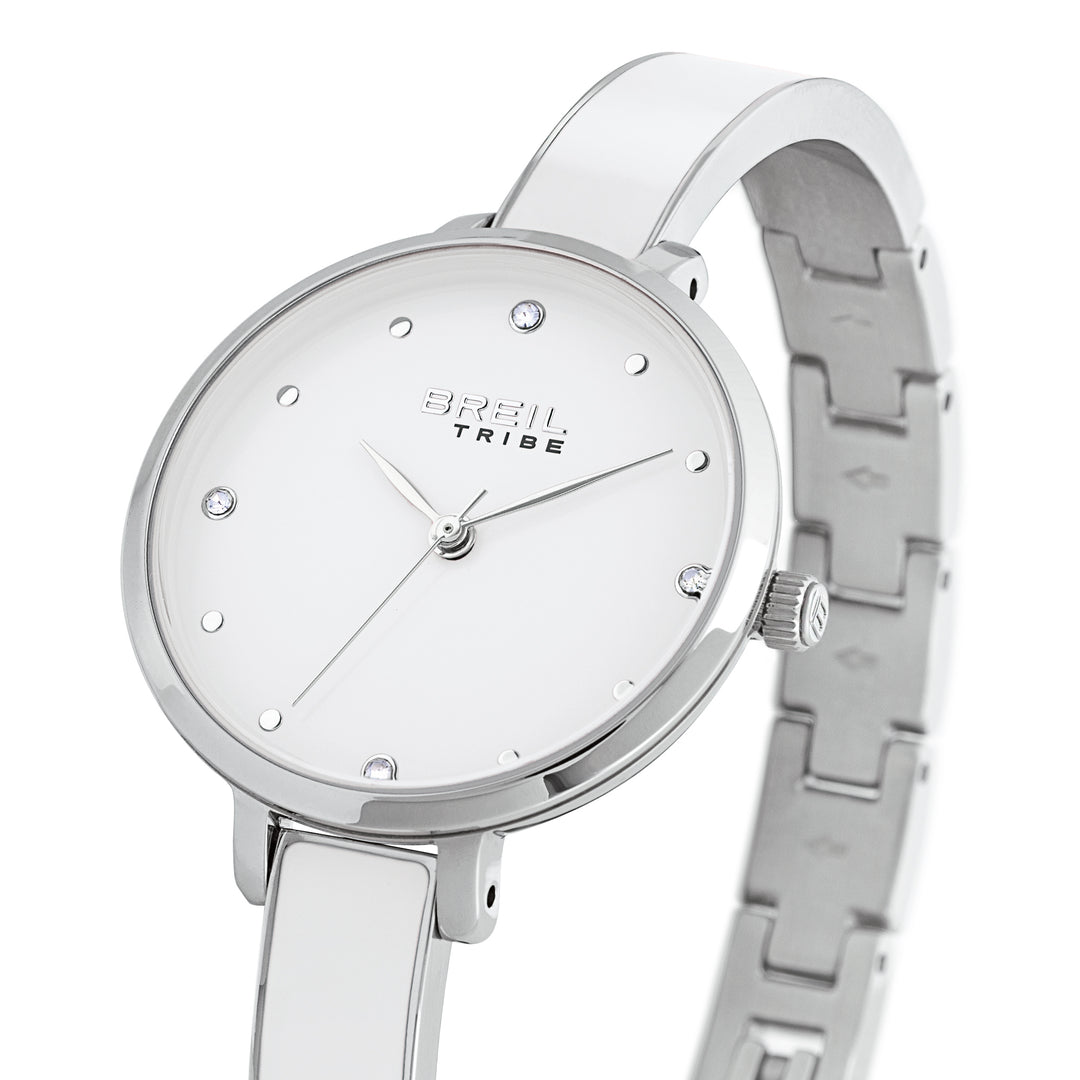 Breil orologio Sorbet Time 30 mm bianco quarzo acciaio EW0826
